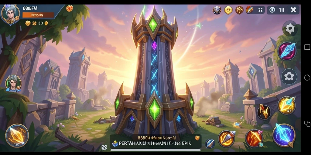 Tangkapan layar utama <strong>888FW</strong> menampilkan pertempuran seru dalam permainan Tower Defense.