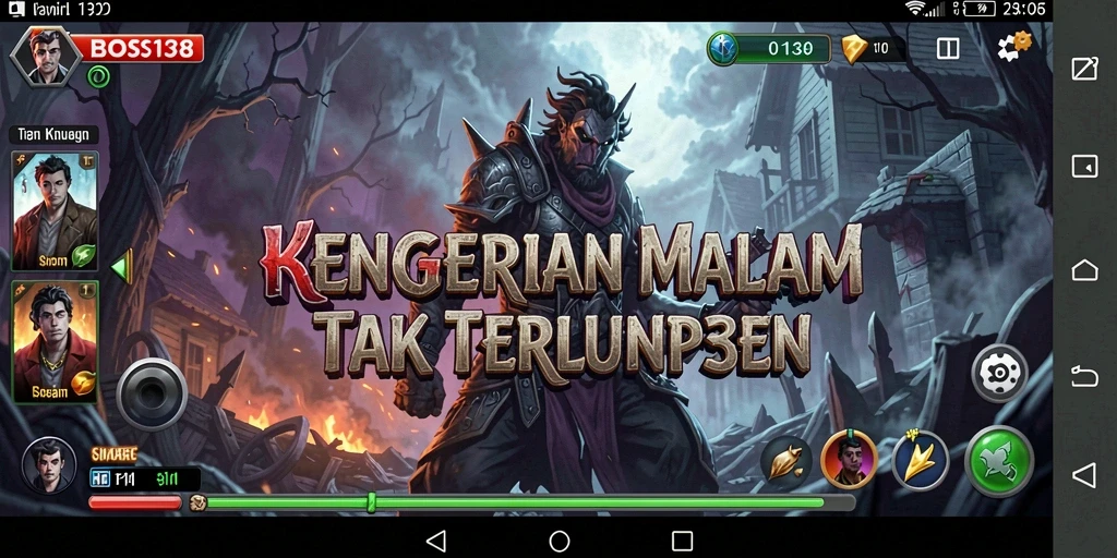 Gameplay menegangkan dalam suasana horror yang kelam.