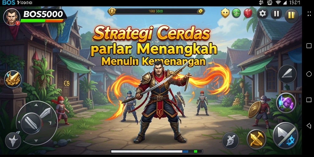 Tampilan gameplay dari <strong>BOS5000</strong> yang menarik dan penuh strategi.
