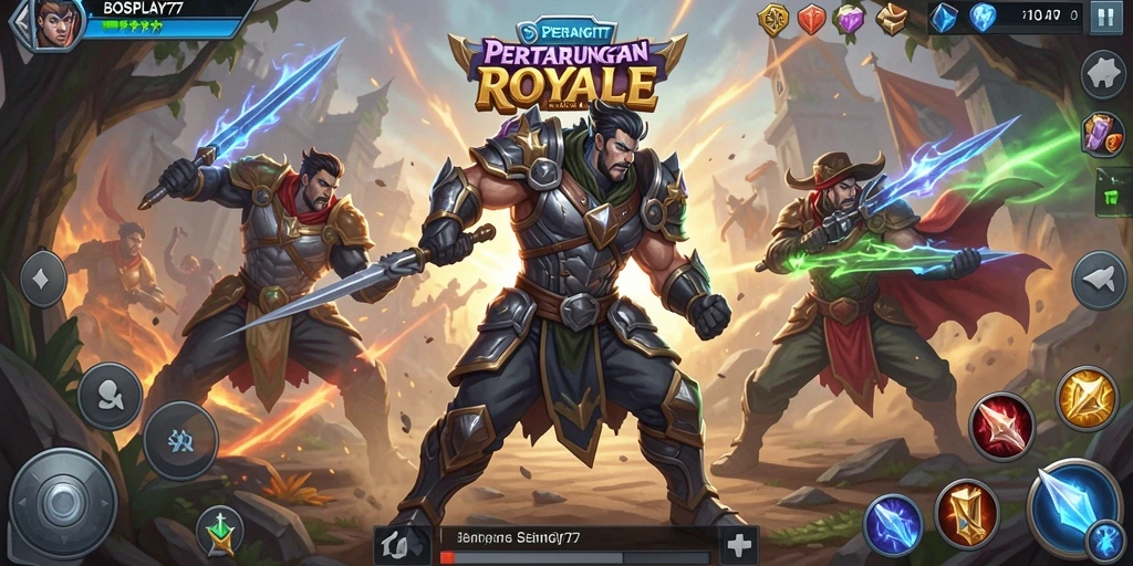 Gameplay seru dan mendebarkan di BOSPLAY77 dengan pemain beraksi.