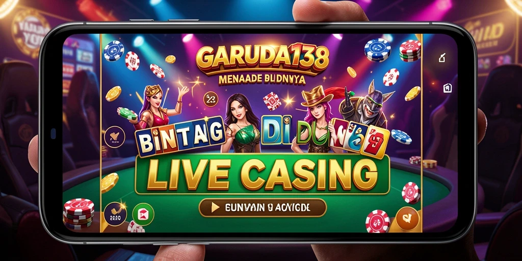 Tampilan menarik dari gameplay Live Casino di GARUDA138.