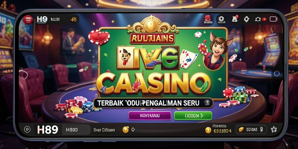 Tampilan gameplay yang menarik dan interaktif di H89 Live Casino.