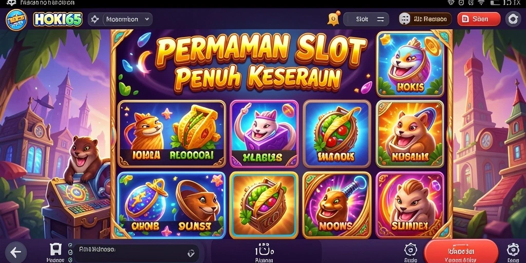 Screenshot HOKI65 menampilkan gameplay Slot yang seru dan menarik.