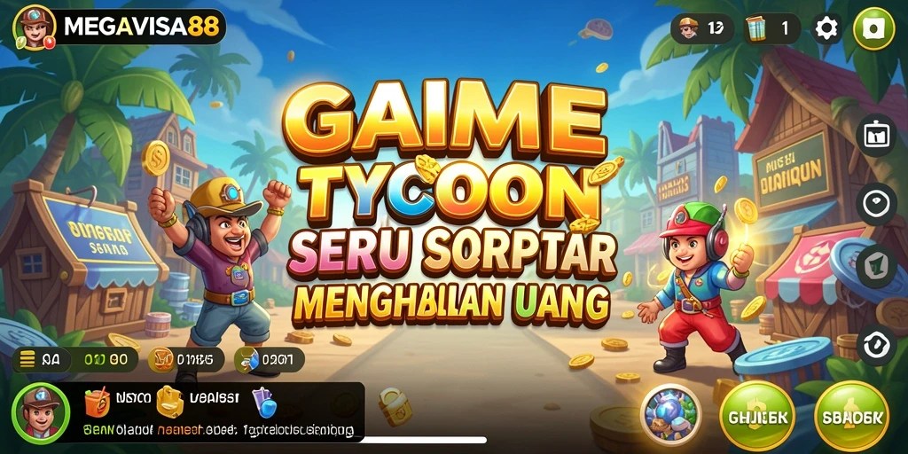 Screenshot MEGAVISA88 menampilkan pengalaman gameplay Tycoon yang menarik.