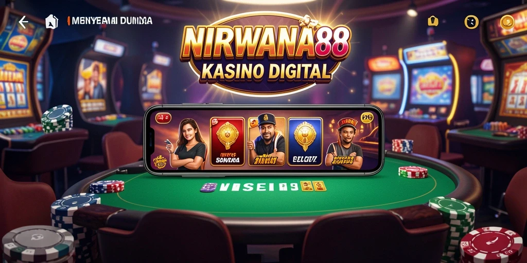 Tampilan gameplay menarik dari aplikasi Kasino NIRWANA88.