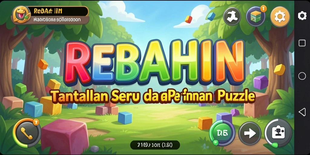 Screenshot gameplay Puzzle yang menarik dari REBAHIN.