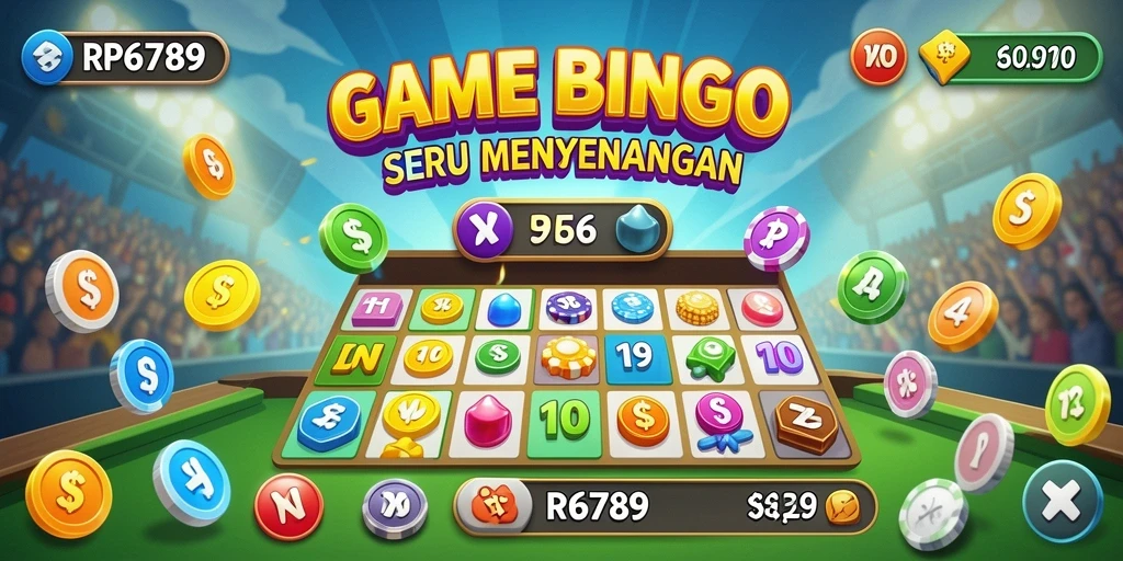 Tangkapan layar gameplay RP6789 yang menampilkan keseruan bermain Bingo.