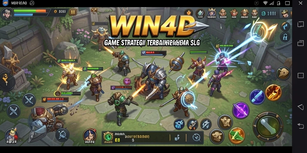 Tampilan menarik dari gameplay WIN4D yang penuh strategi.