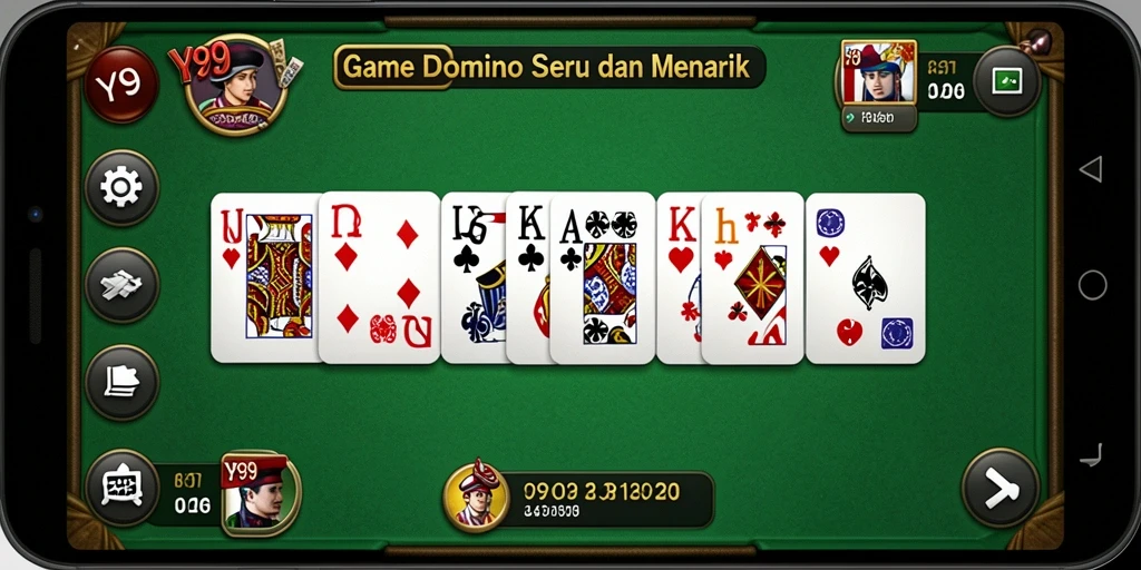 Tangkapan layar permainan Y89 yang menunjukkan aksi seru dalam bermain Domino.